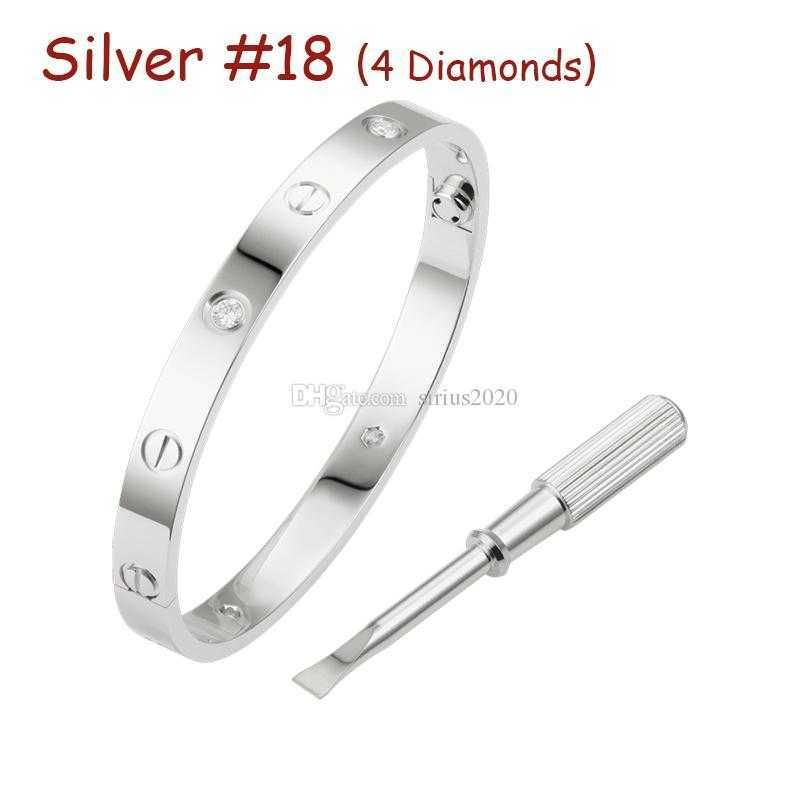 Silver # 18 (4 diamanter)