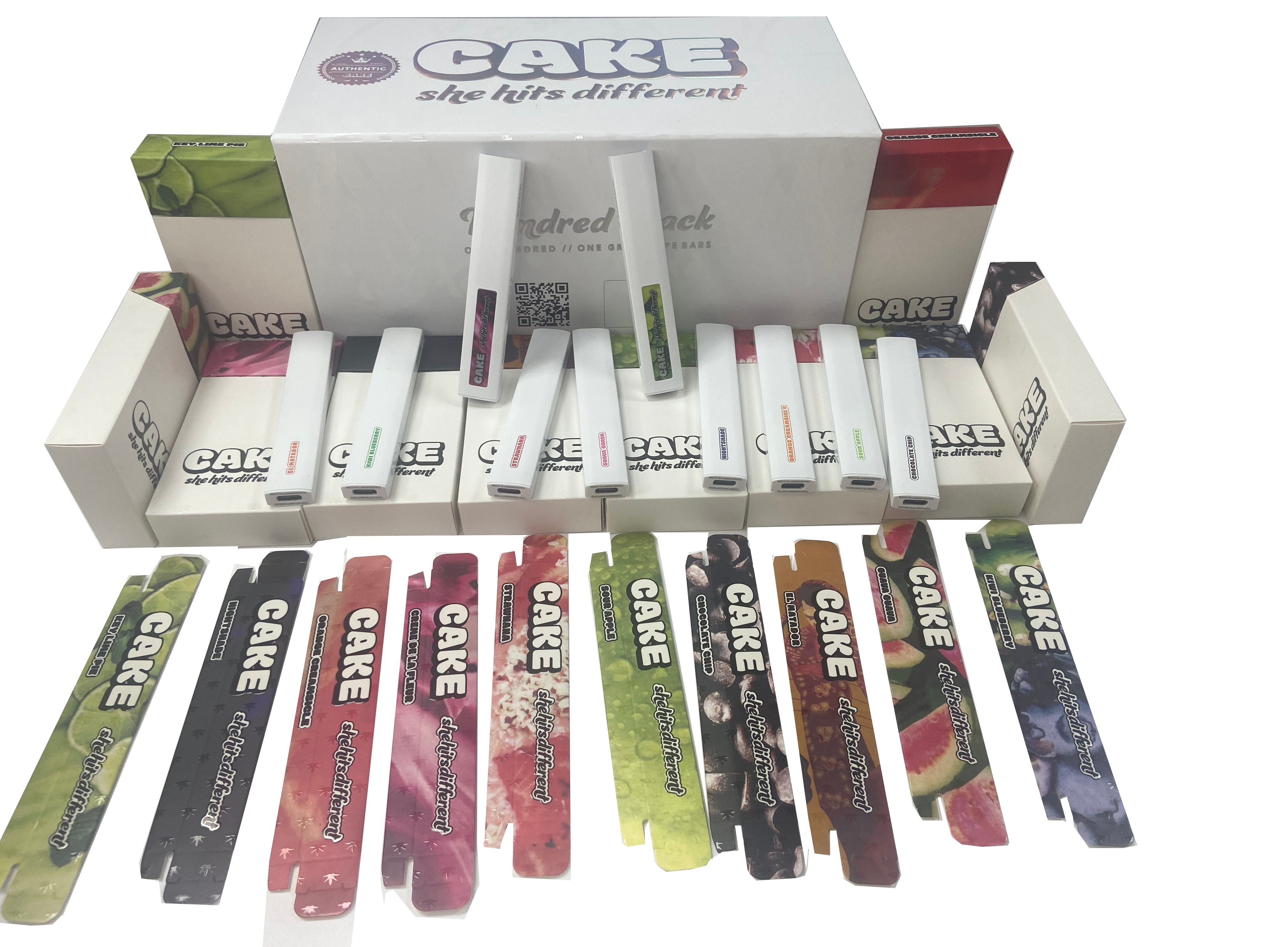 New Arrive Gen4 Cake Disposable Vape Pen Rechargeable Battery 1ml Empty Vapes Cartridges Empty 