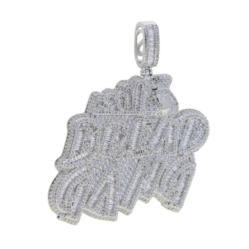 Platinum Plated Only Charm No Chain