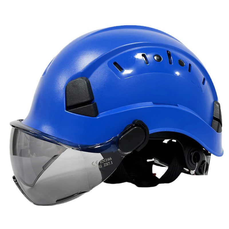 Visor de fumée bleue