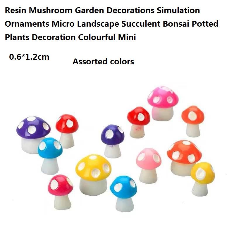 3# Resin Mushroom 0.6*1.2cm