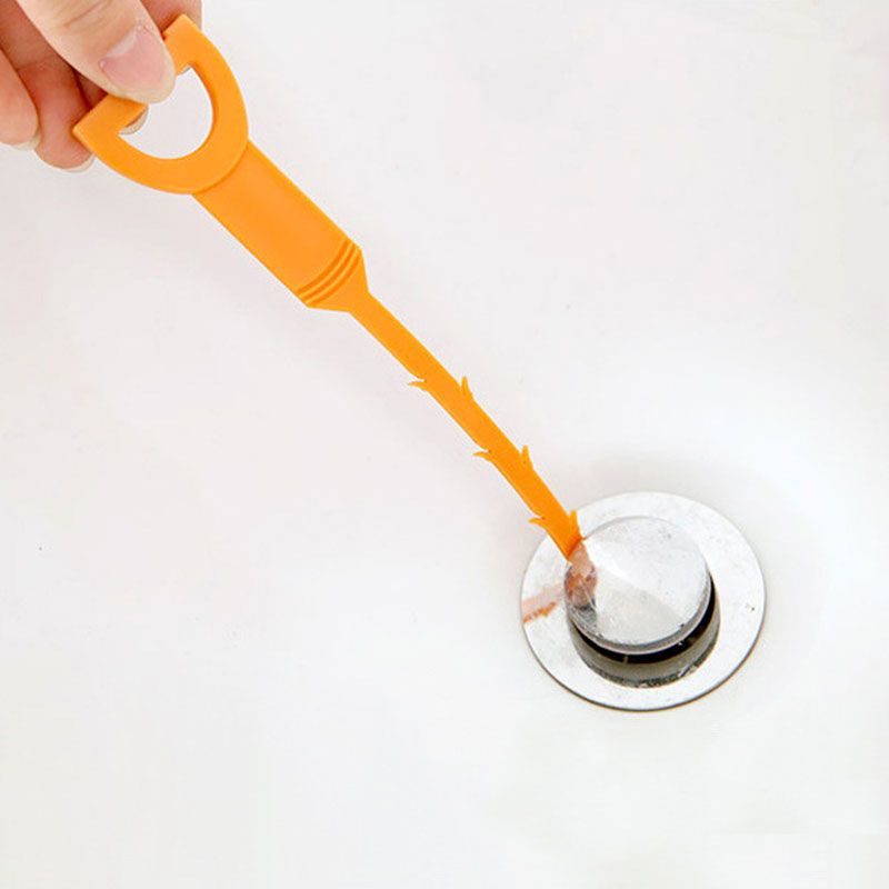 Pipe Dredging Brush Bathroom Hair Sewer Sink Cleaning Brush Drain