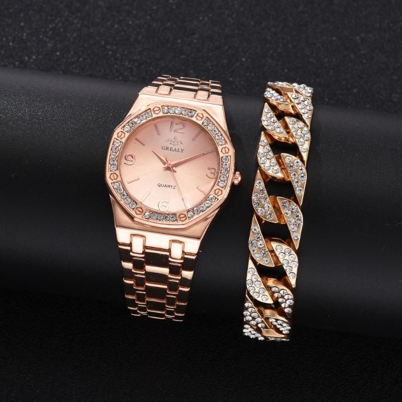 2pcs Rose Gold