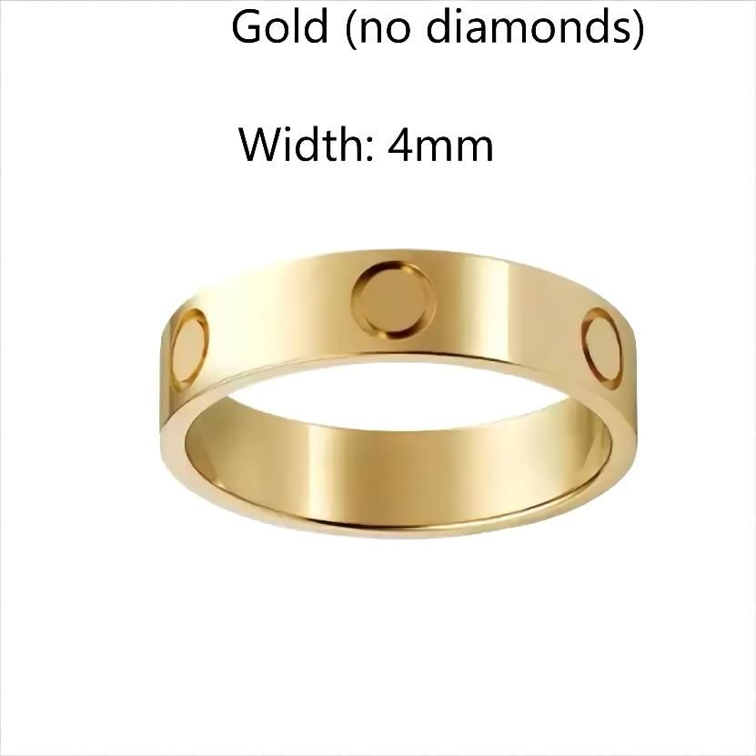 4mm Gold ohne Diamanten