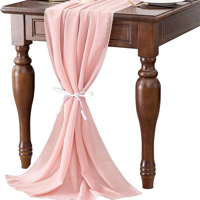 핑크 테이블 러너 70 x 300 cm