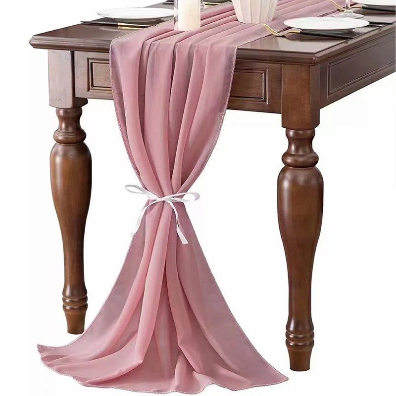 다크 핑크 테이블 70 x 600 cm