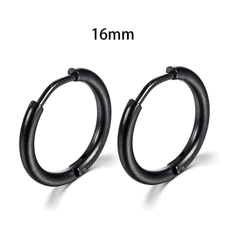 Black 16mm 2pc