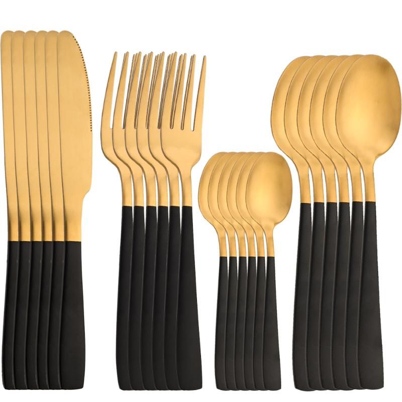 24 pc in oro nero