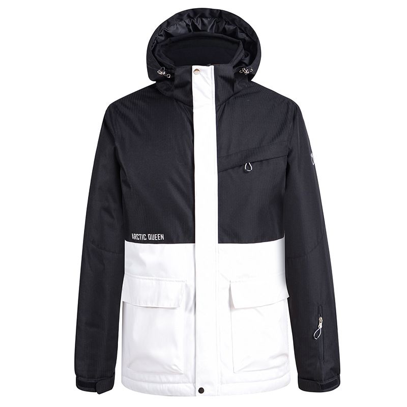 Veste blanche noire