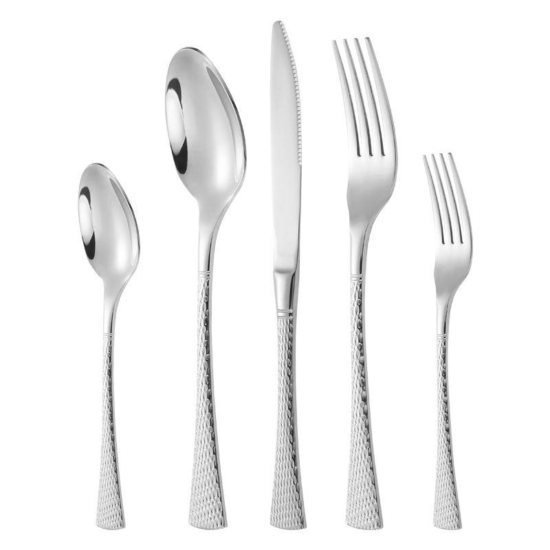 1 set (5 pc's) zilver