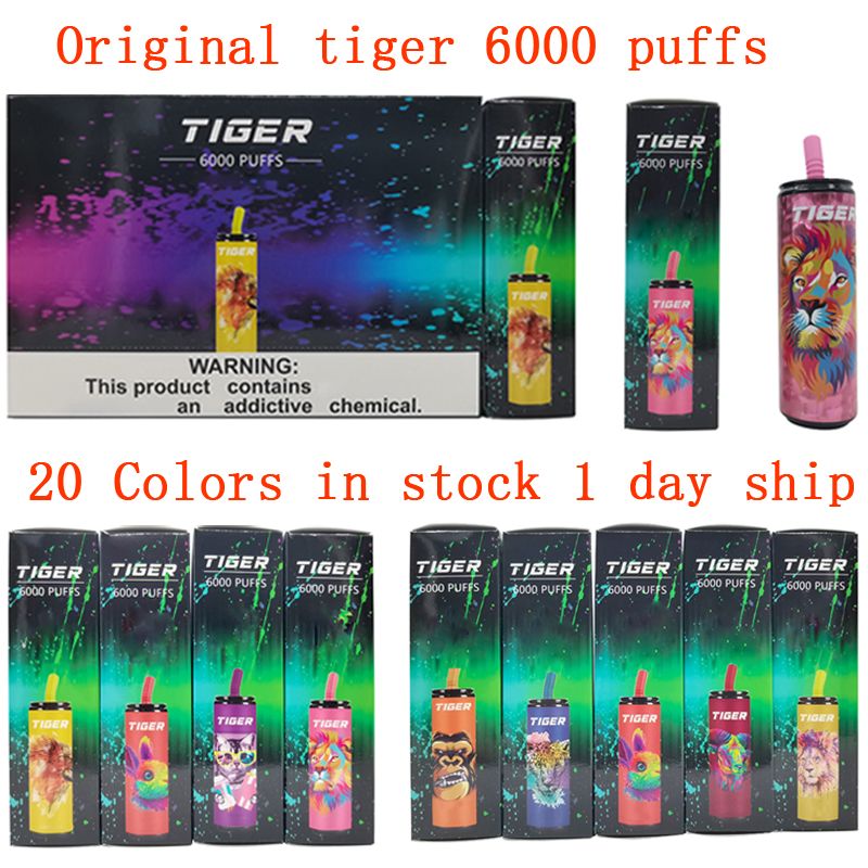 Original Tiger 6000 puffs