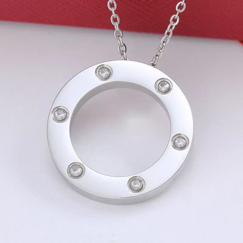 Silber mit 6 Diamanten