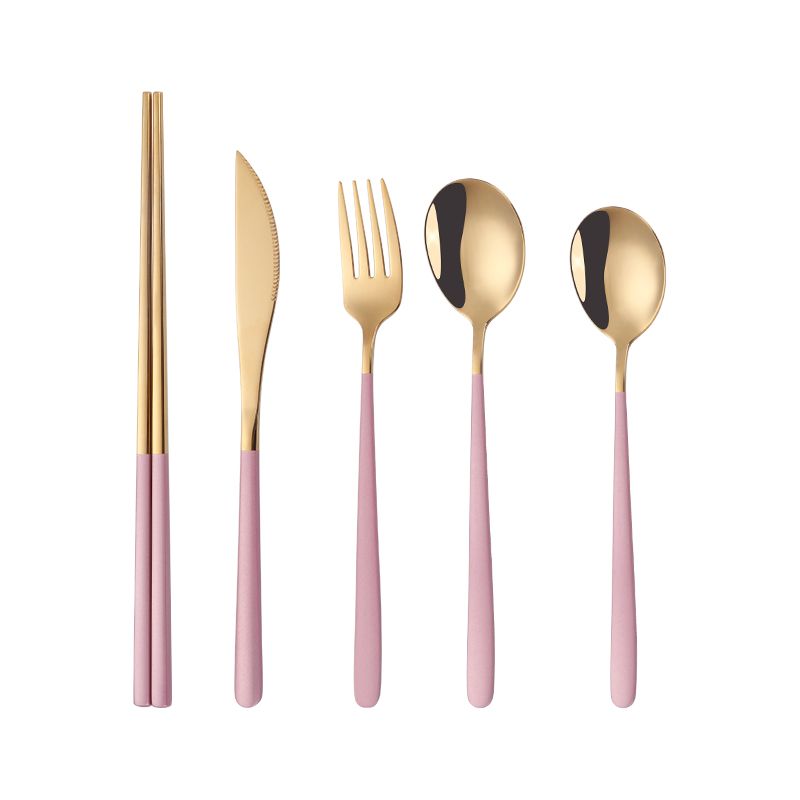 5pc in oro rosa