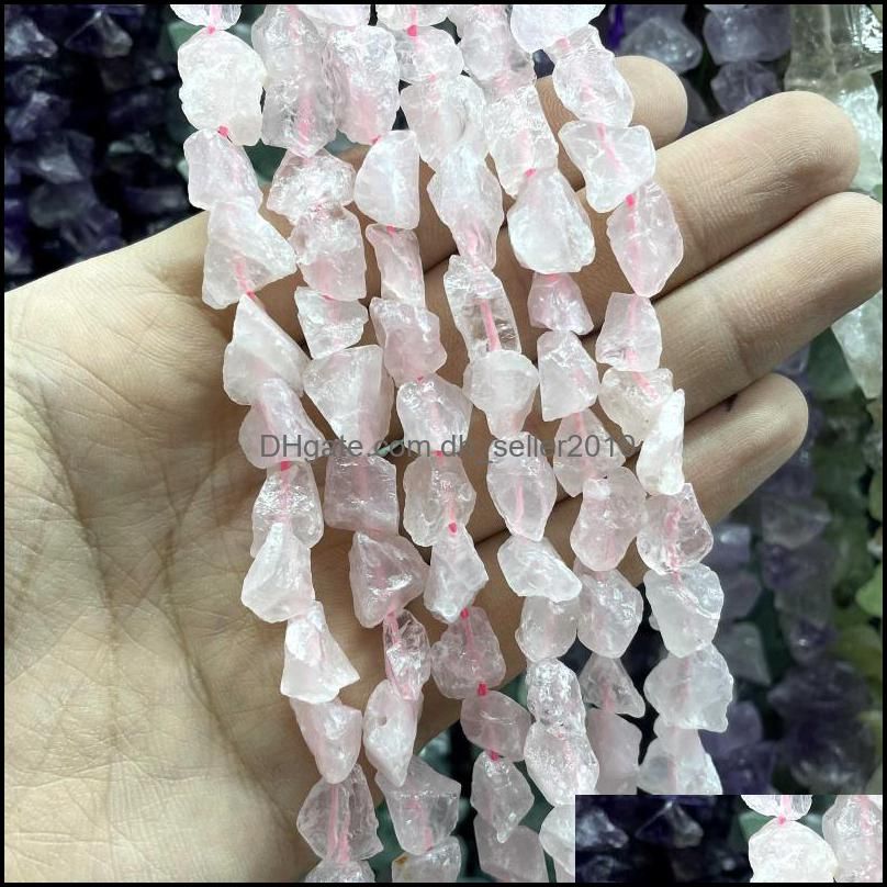 Rose Quartz 7-11Mm 20Pcs