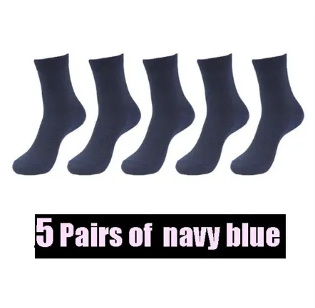 5pairs marineblauw