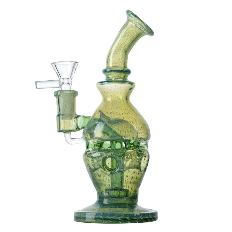 Bong Green With Bowl