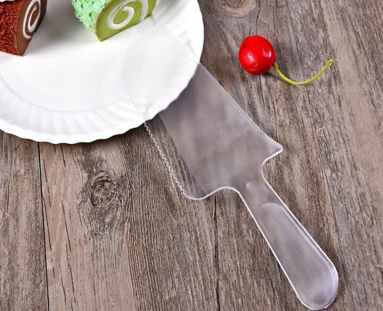 Plastic Knife Cake Cutter With Serrated Cake Tools Individually