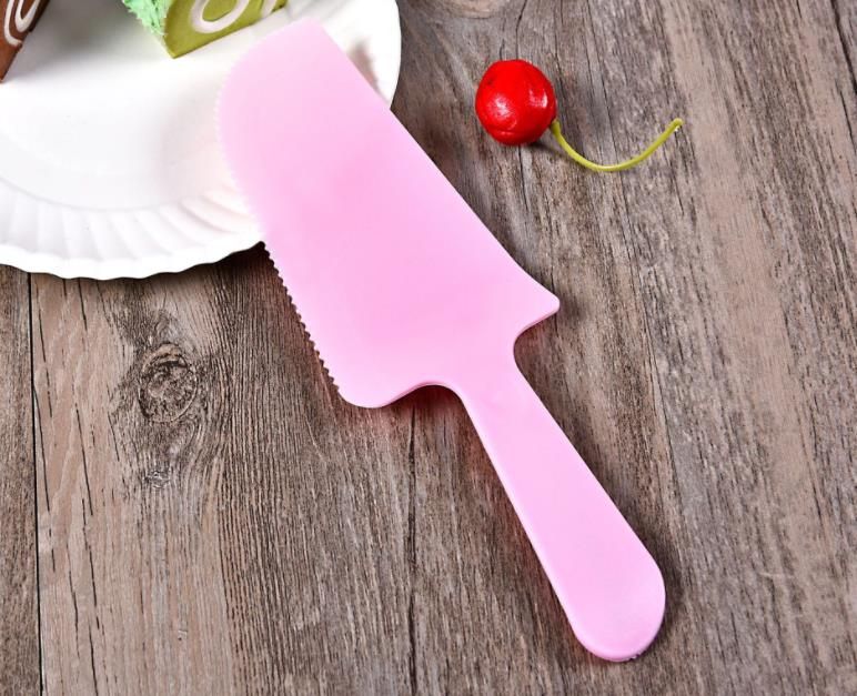 Plastic Knife Cake Cutter With Serrated Cake Tools Individually