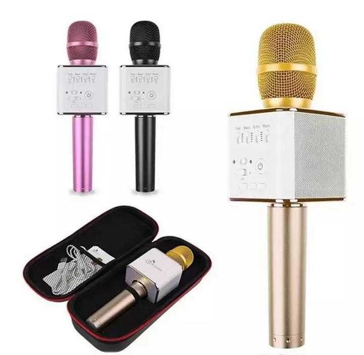 Microphone Karaoké Sans Fil Haut Parleur Bluetooth 2 En 1