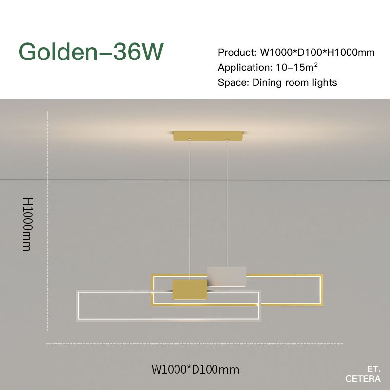 الذهب-100x10CM 220V الضوء الأبيض