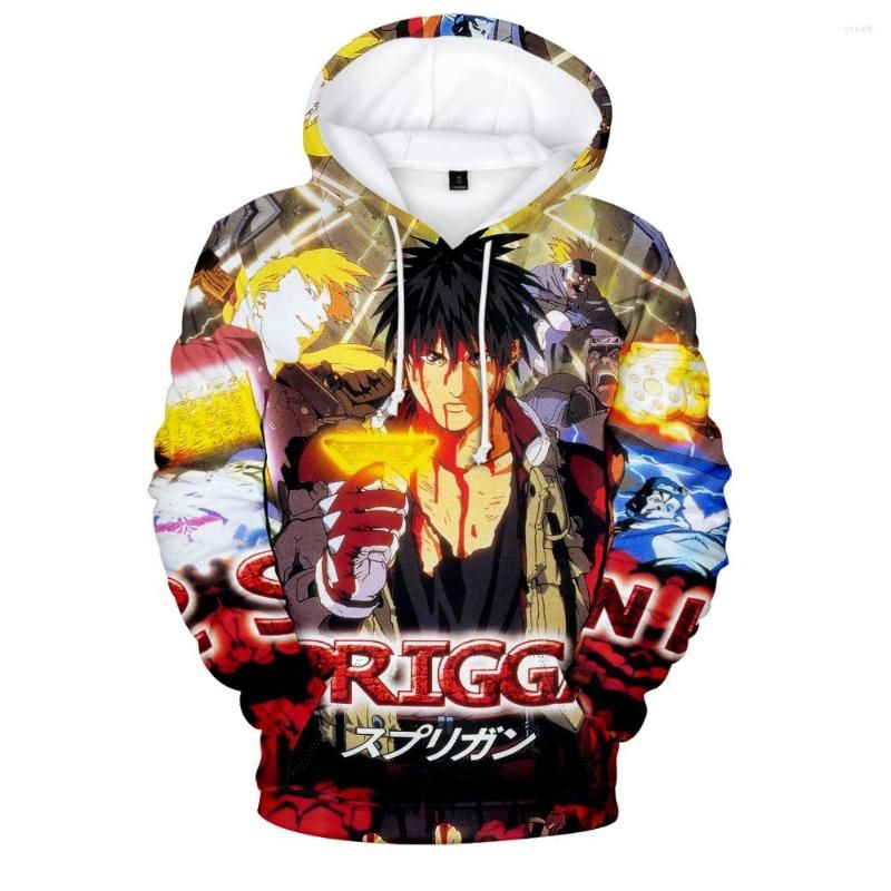 Spriggan Anime Hoodie Long Sleeve Man Woman Sweatshirts Free