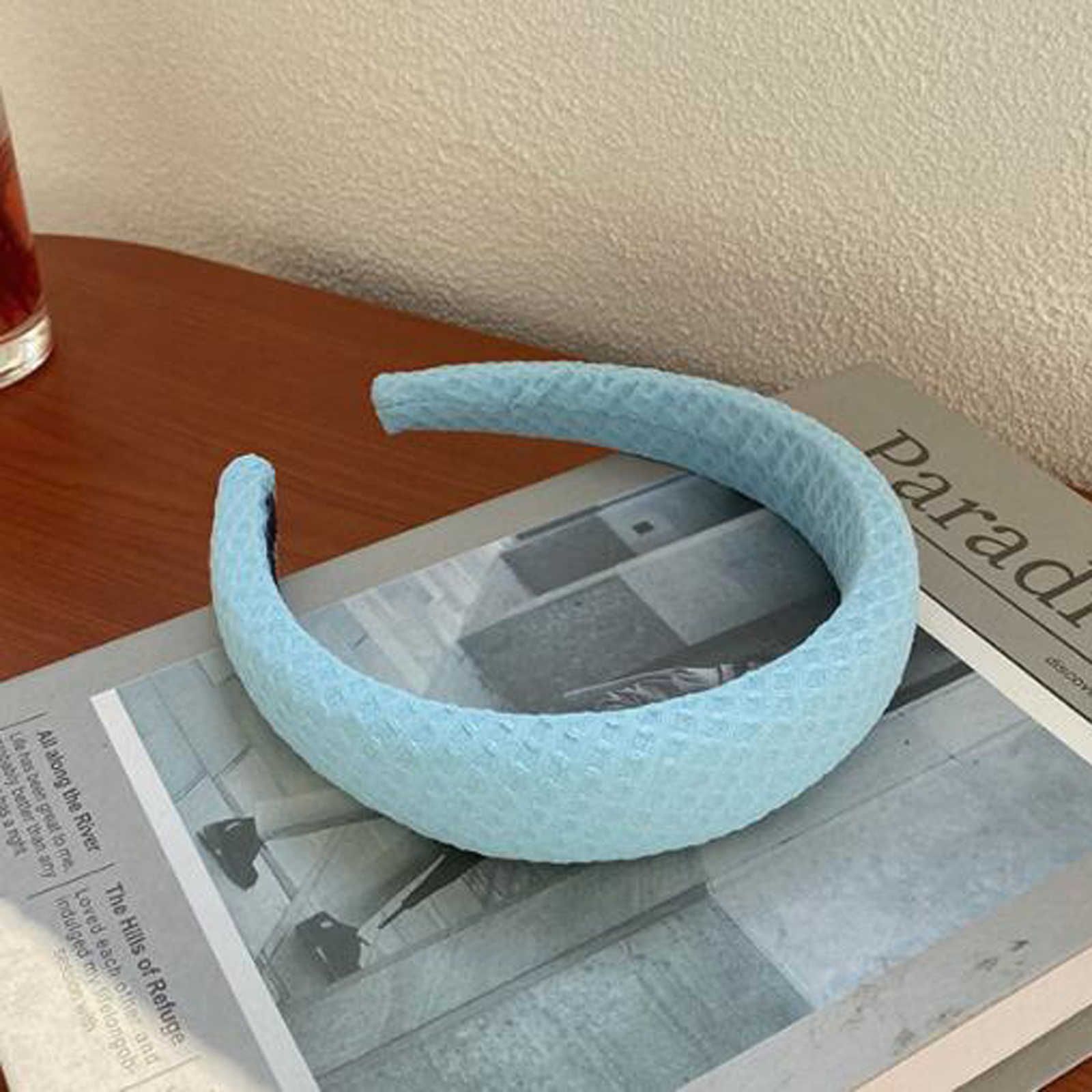 Blue Hairband.