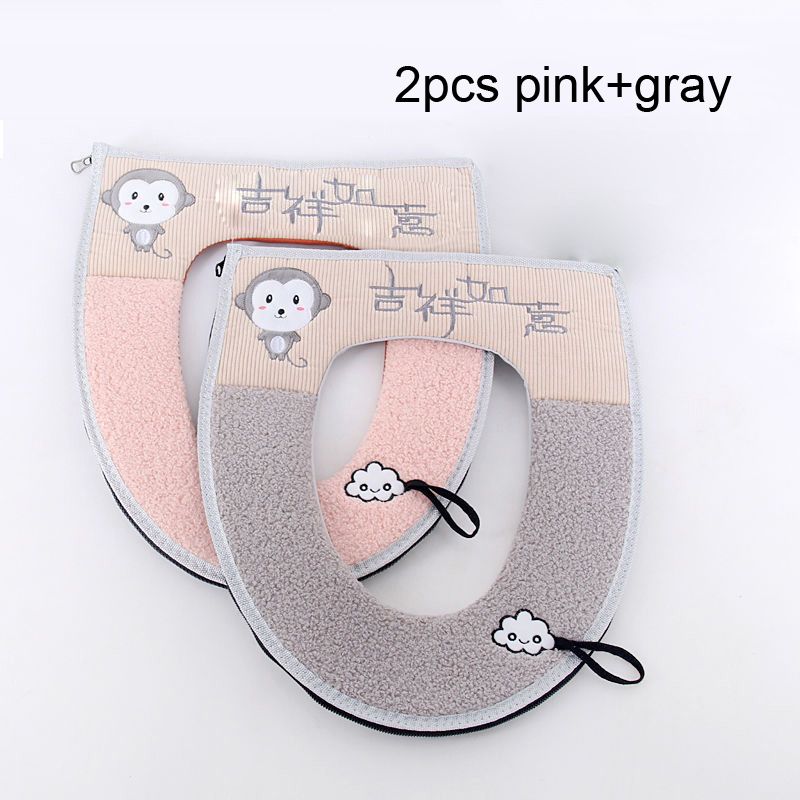 2pcs tape cinza rosa