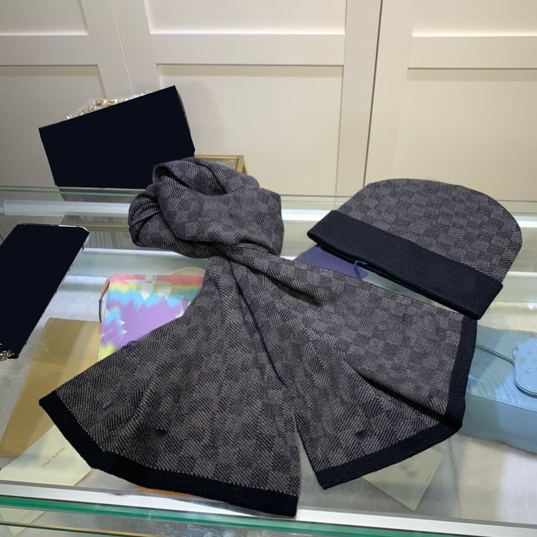 Louis Vuitton Hat and Scarf Set 
