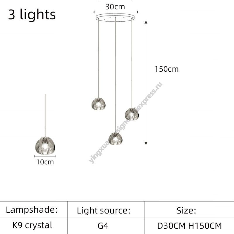 3 lumières White Light