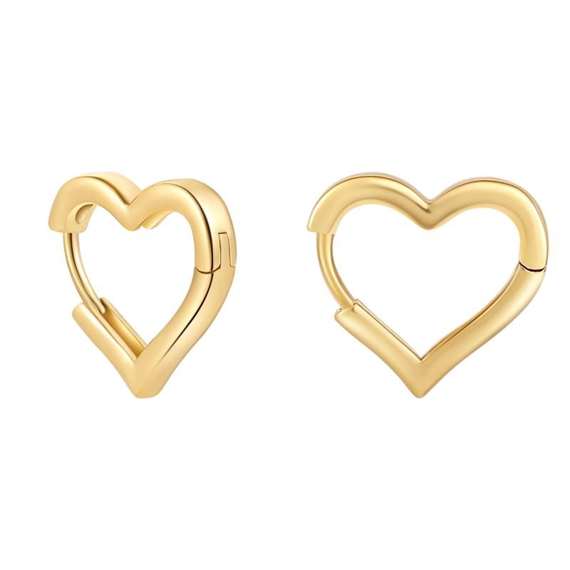 Gold Heart 12mm