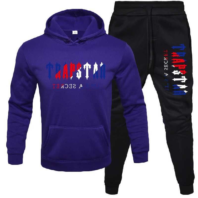 Mens Tracksuits Trapstar Hoodie Sweatpants Fashion Autumn Winter