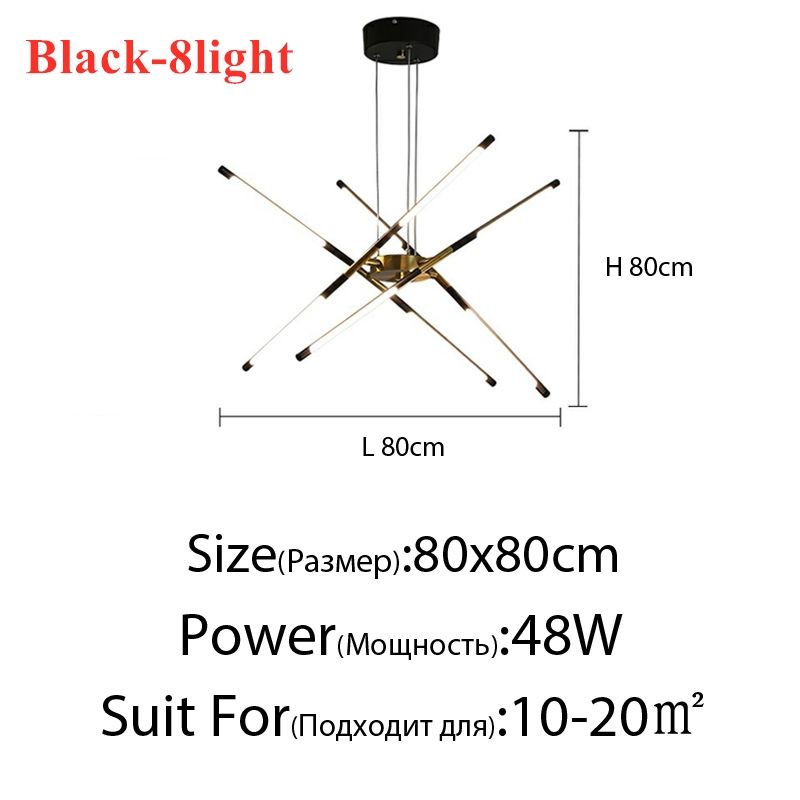 8 Light-Black Legal Branco sem controle remoto