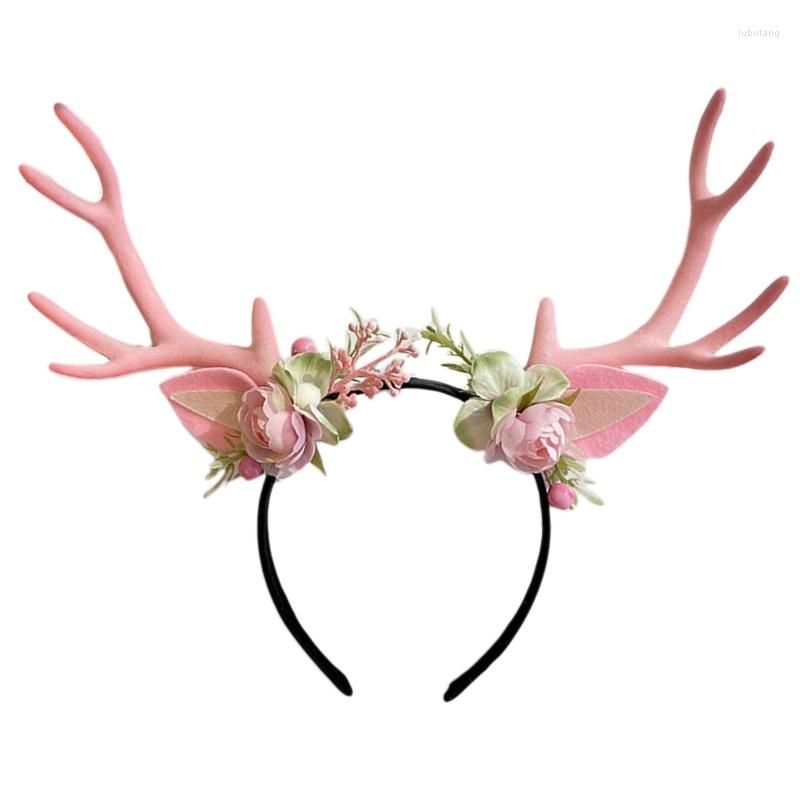 Bandeau d'oreille rose