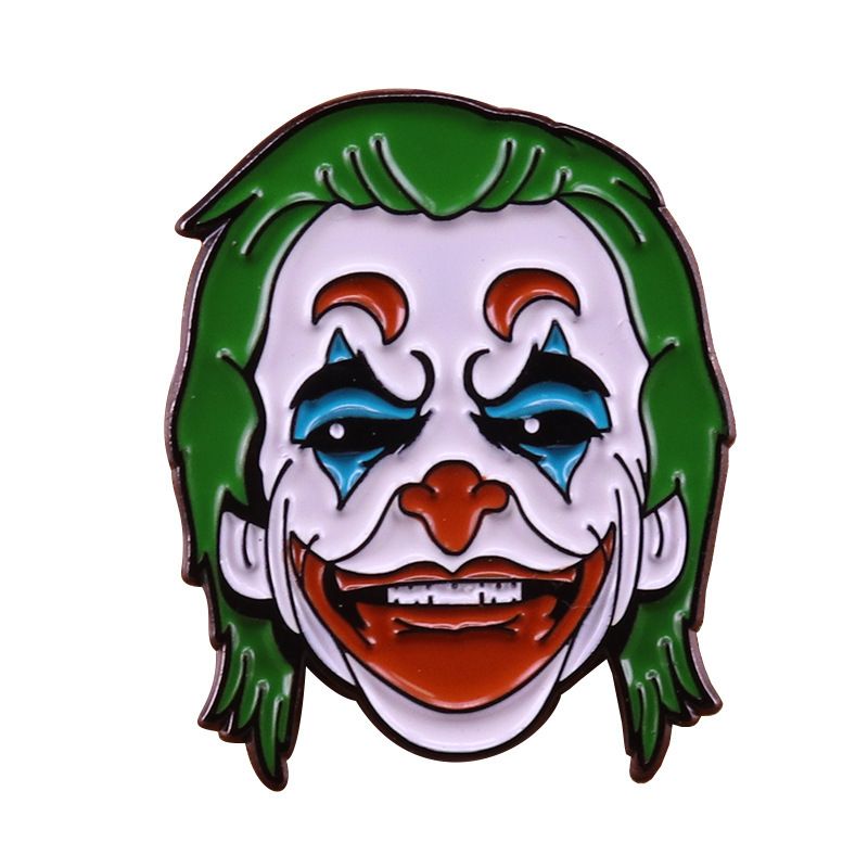 Joaquin Phoenix Happy Joker Cute Anime Movies Games Hard Enamel Pins  Collect Metal Cartoon Brooch Backpack Hat Bag Collar Lapel Badges