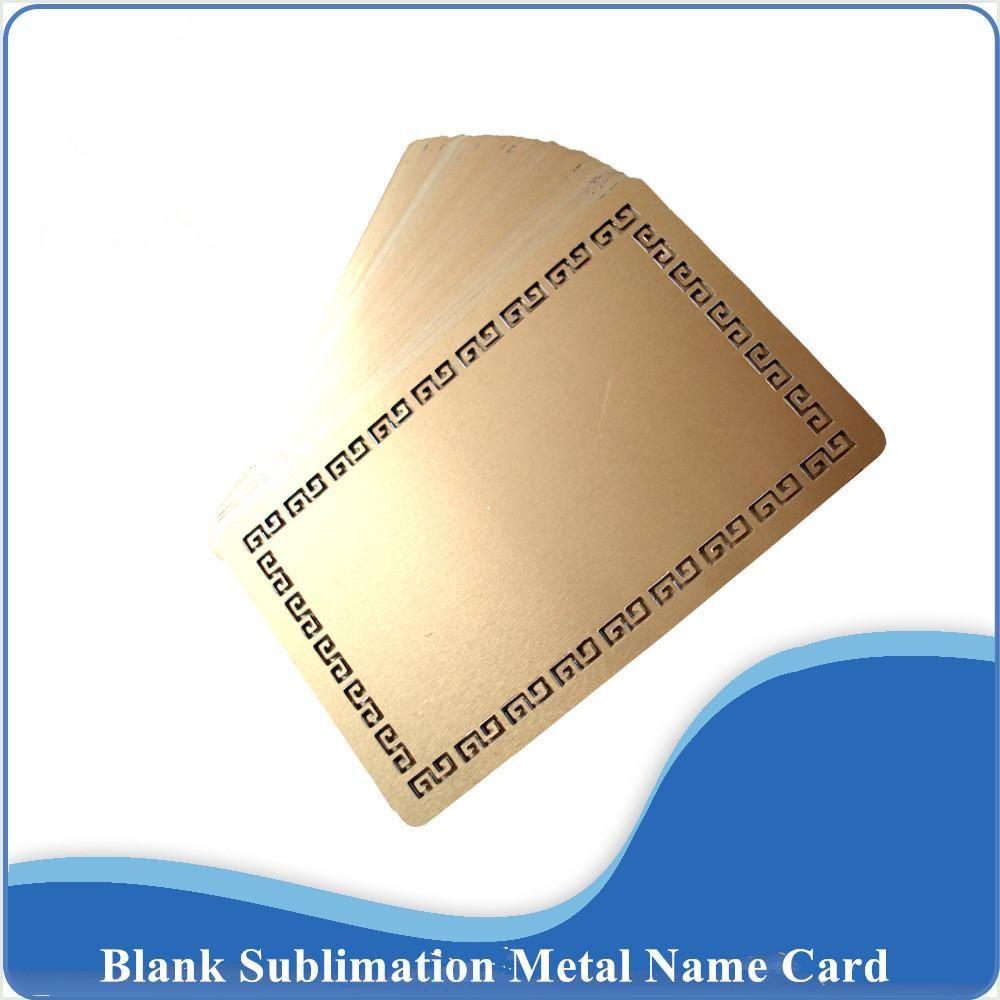  Aluminum Blank Metal Business Cards