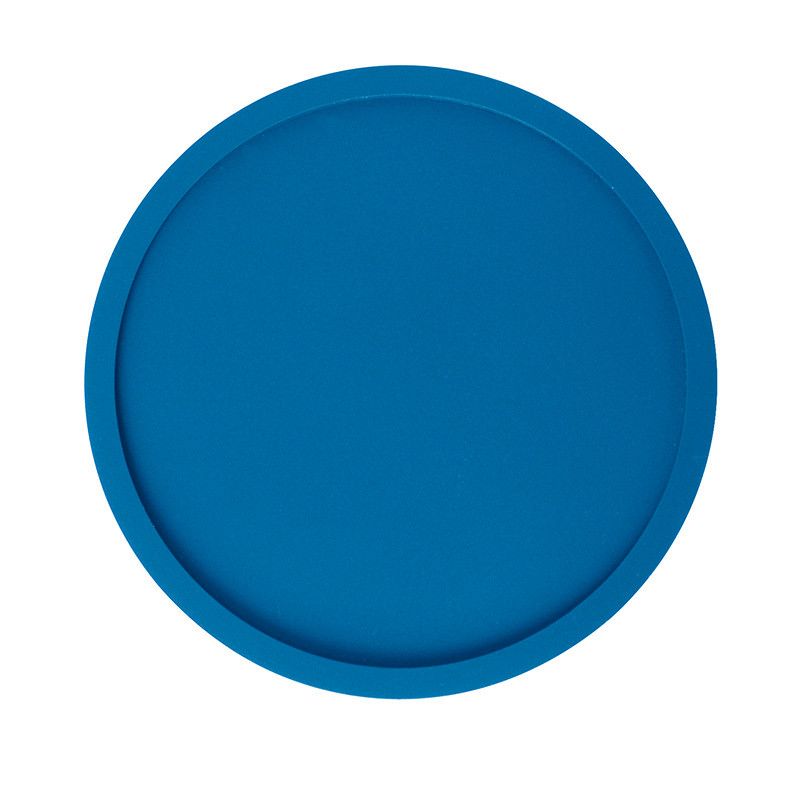 Round bleu foncé