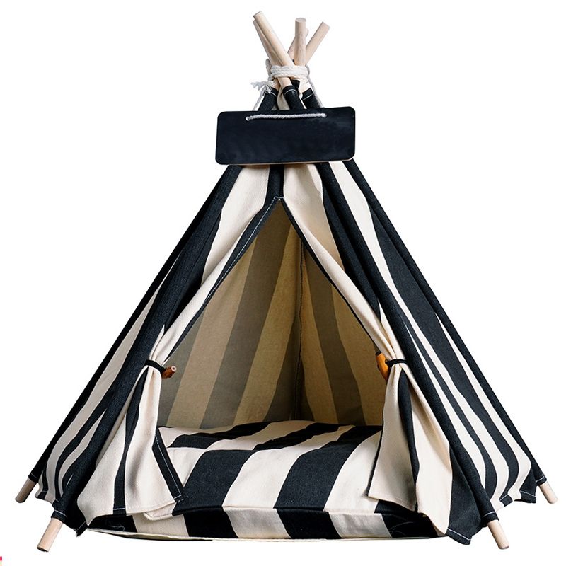 Black And White-l - 5 Corner Tent