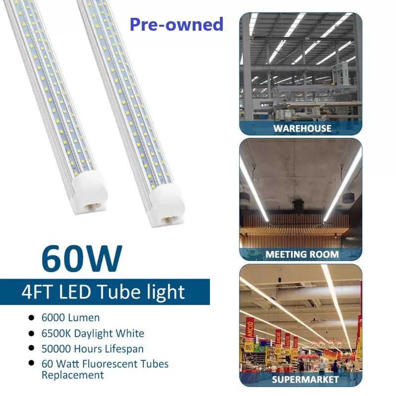 4FT 60W Transparent cover USED