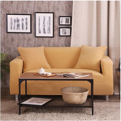 Yellow single seater sofa