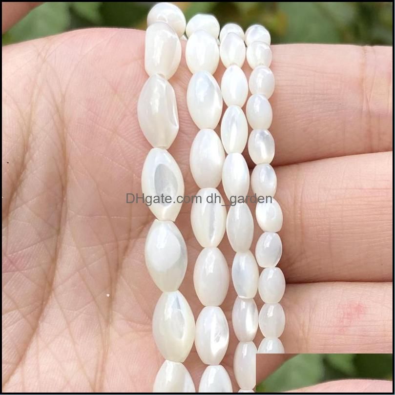 Bianco 6x10mm 40pcs