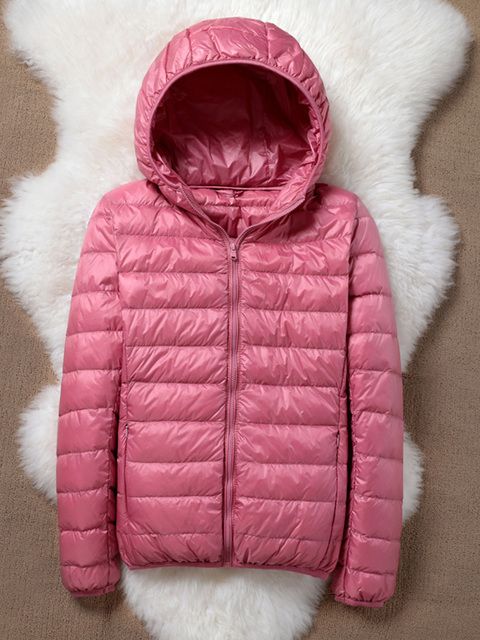 pink hooded