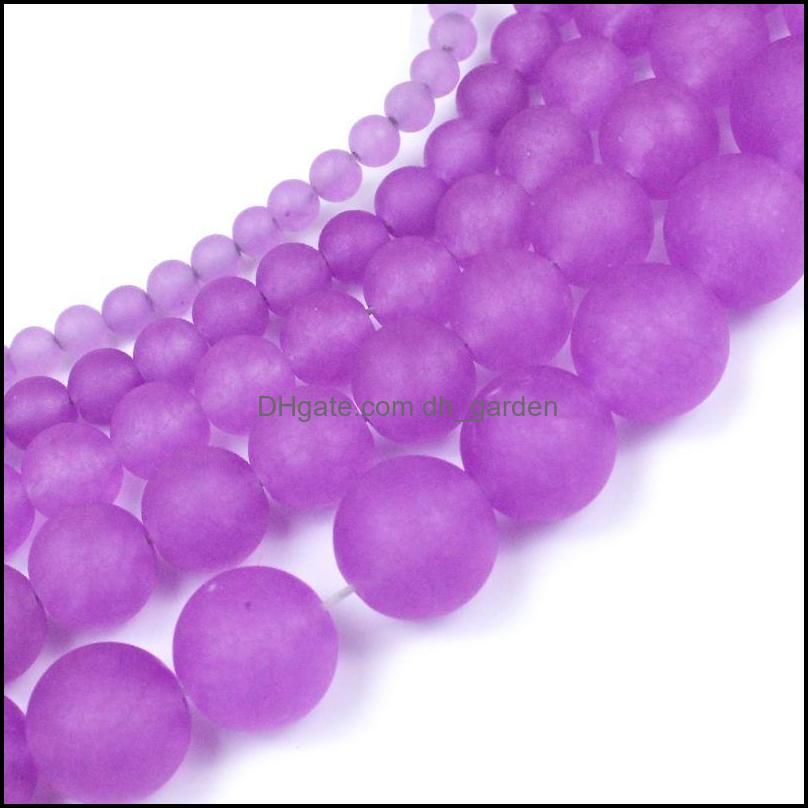 Paarse 8 mm ca 46beads