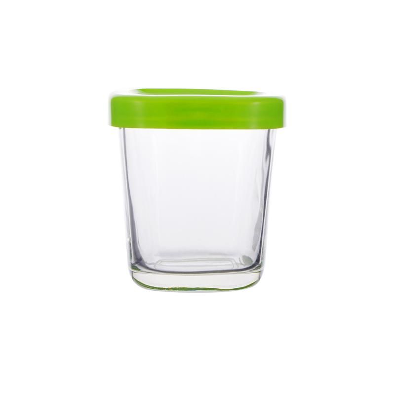 Chine Jar en verre vert