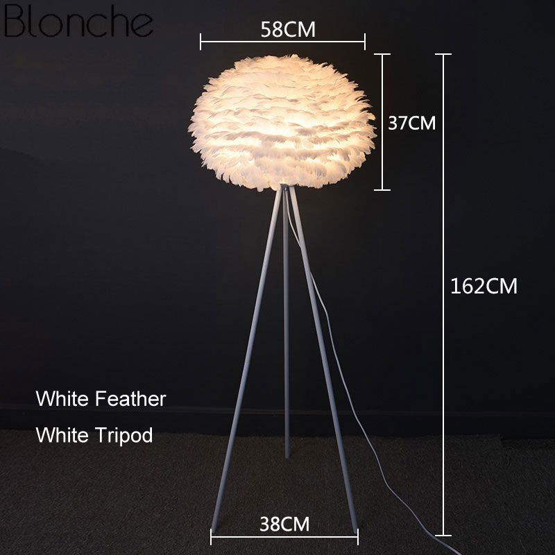 Lampadaire Blanc A