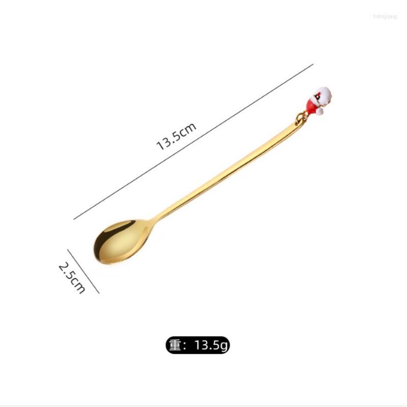 Gold Babbo Natale Spoon