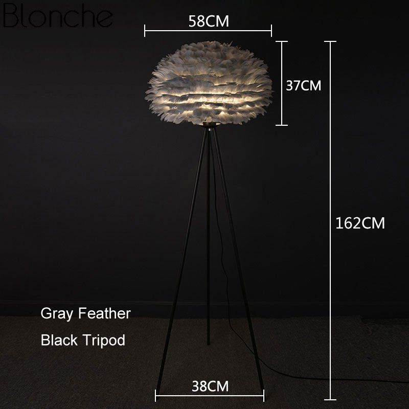 Lampadaire Gris B