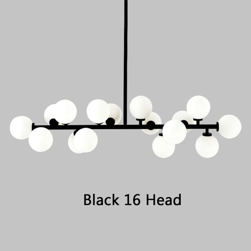 Black 16 Head Warm White