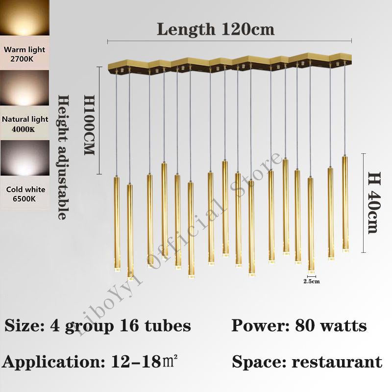 4 Set 16 Tubes Natural Light No Rc