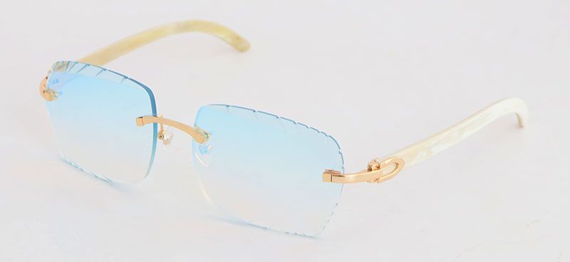 Gold Mirror Blue Lens