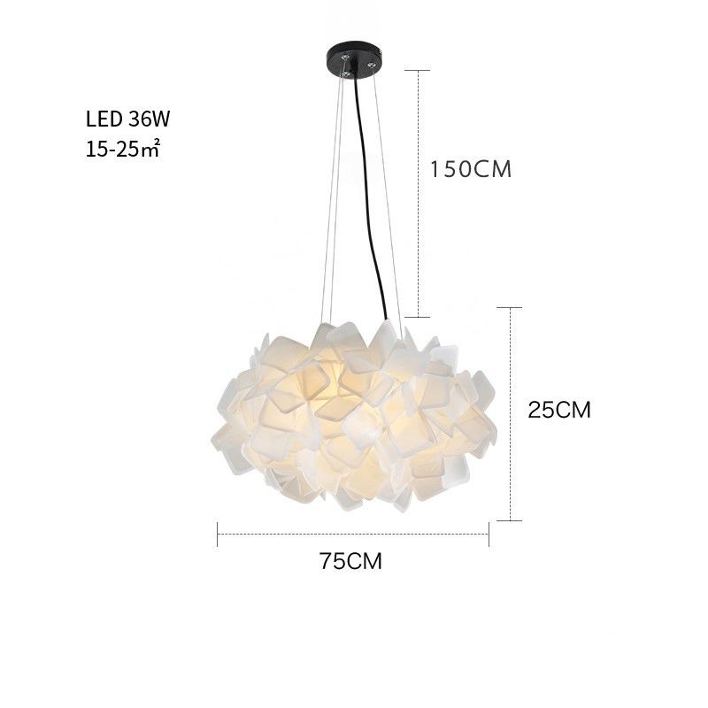 Vit 75 cm 3-färgkonvertering